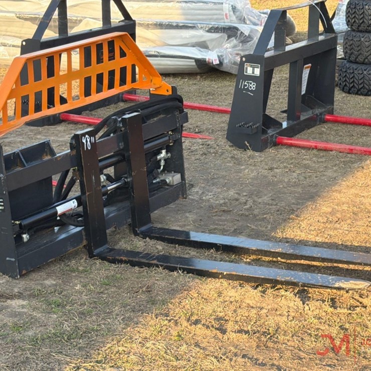 48" HYDRAULIC FORKS SKID STEER ATTACHMENT