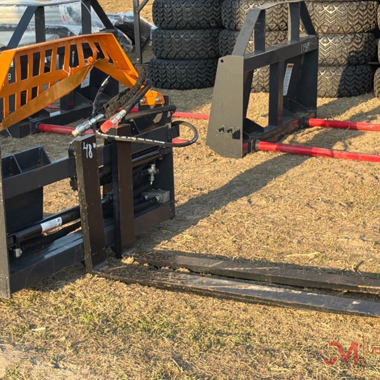 48" HYDRAULIC FORKS SKID STEER ATTACHMENT