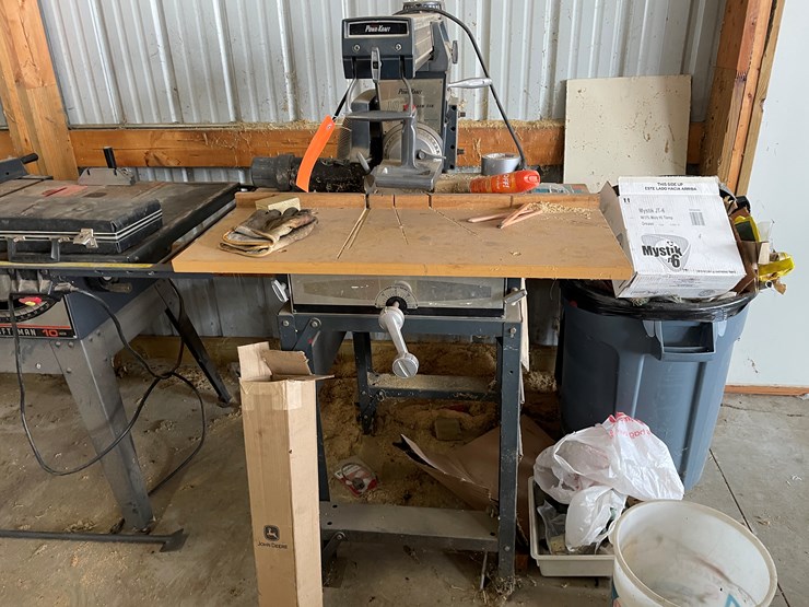 #7593-•-10"-wards-powr-kraft-radial-arm-saw-image-2