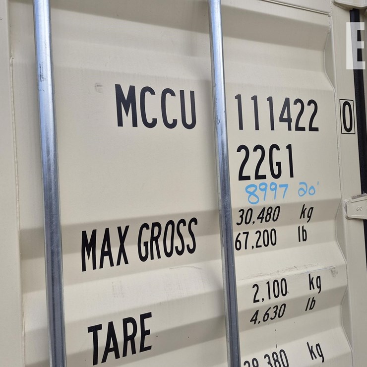 20 FOOT SHIPPING CONTAINER