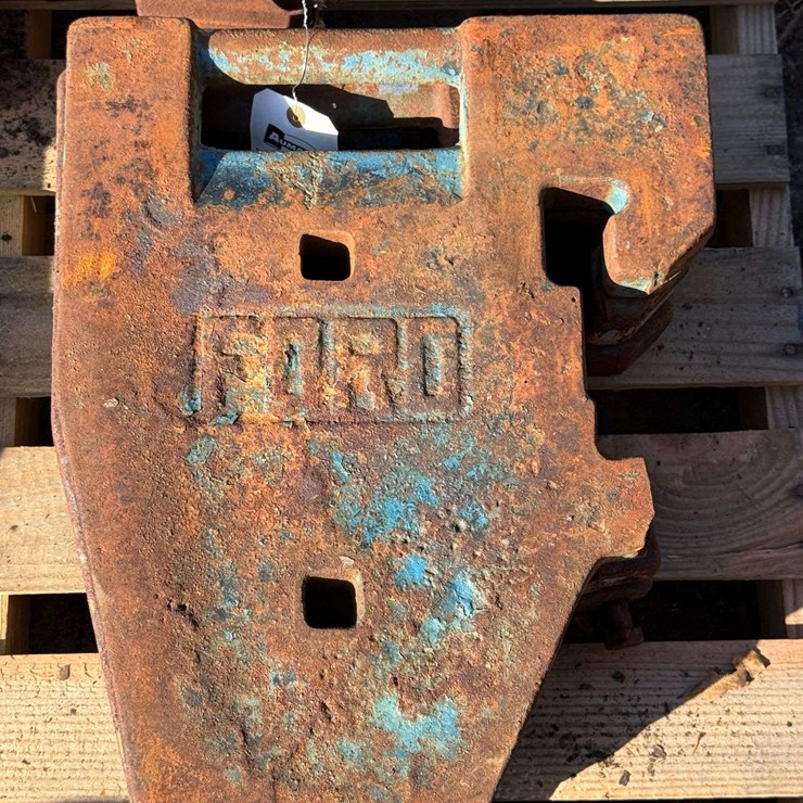 (4) Ford Suitcase Weights