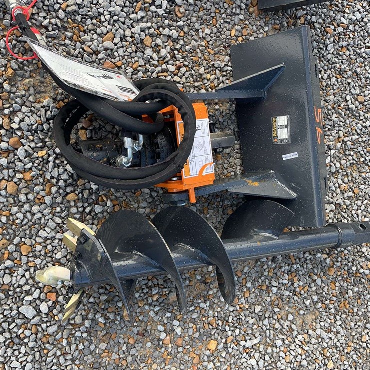 Unused Mini Skid Steer Auger & Bit Attachment