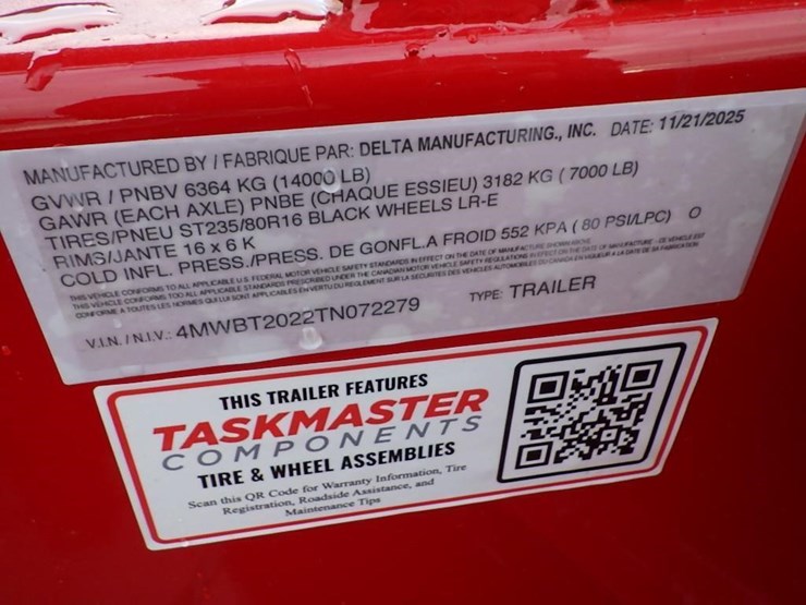 2026-delta-7'x20'-t/a-tilt-deck-trailer-image-20