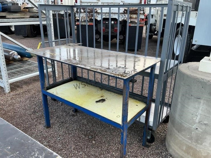 steel-rolling-cart-&-steel-work-table-image-2