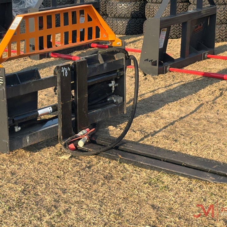 48" HYDRAULIC FORKS SKID STEER ATTACHMENT