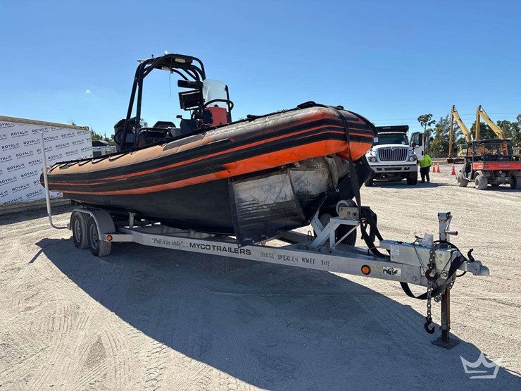 23ft.-zodiac-hurricane-inflatable-rib-with-2007-25ft-myco-t/a-aluminum-boat-trailer-image-2