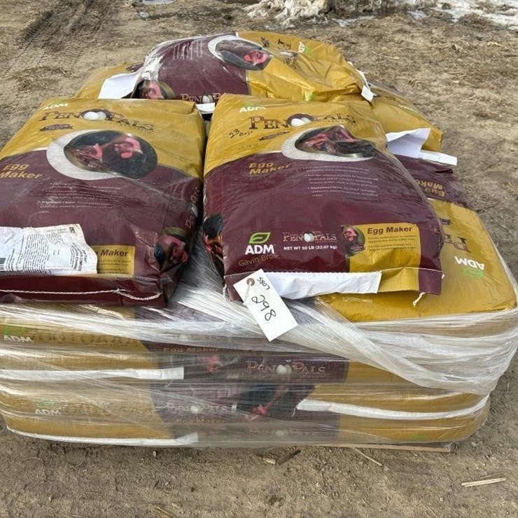 (23) 50lb Bags ADM Pen Pals Chicken Feed