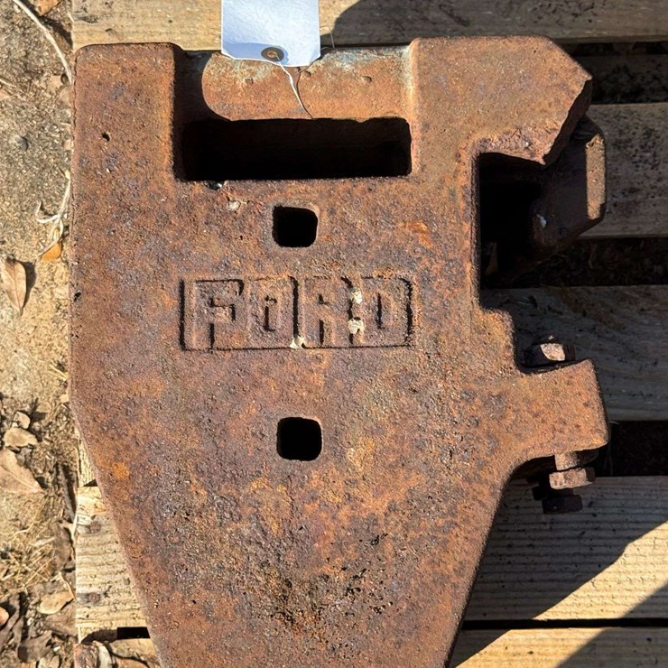 (4) Small Ford Suitcase Weights