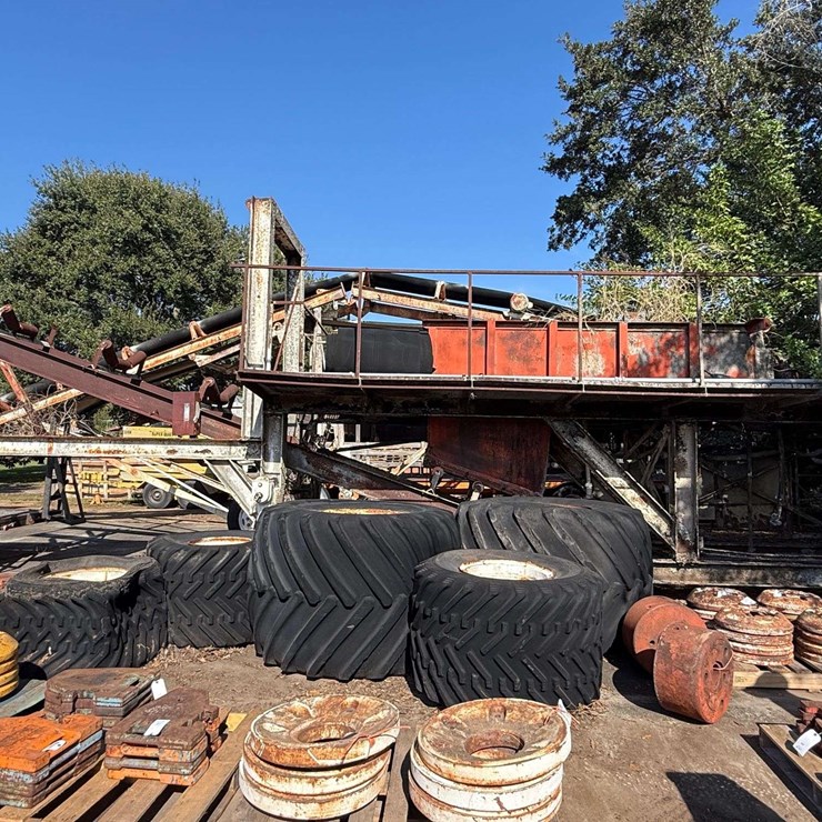 Electric Belt Elevator Semi Trailer