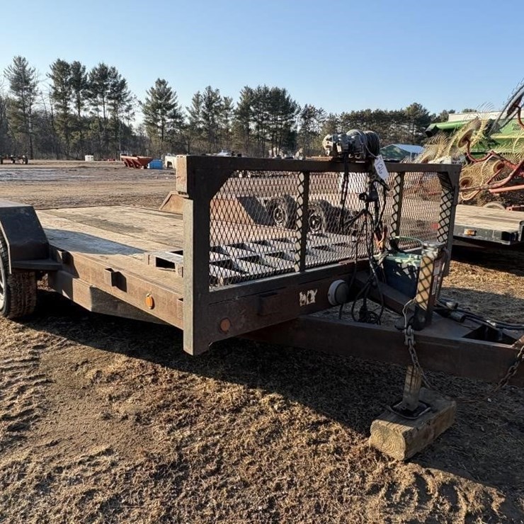6' x 16' Tandem Axle Skidsteer Trailer