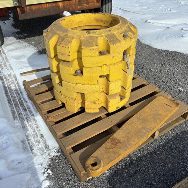 #5083 • 4X JD REAR WHEEL WTS