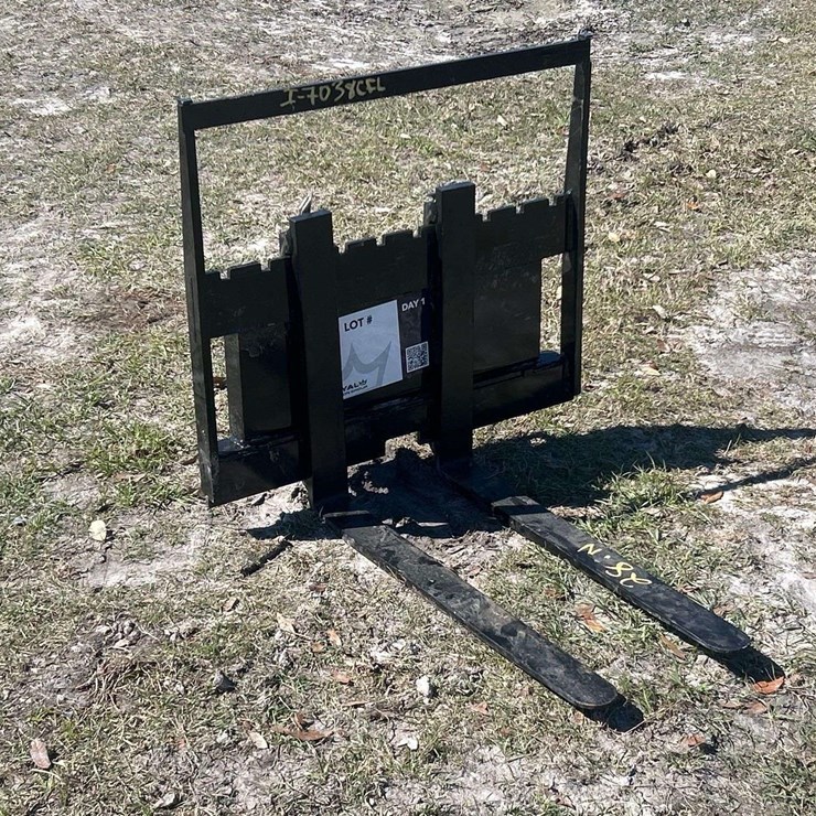 28in Forks and Frame Mini Skid Steer Attachment