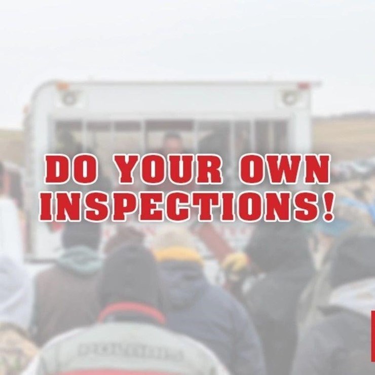 DO YOUR OWN INSPECTIONS