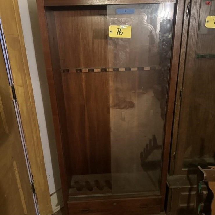 Wooden Gun Cabinet