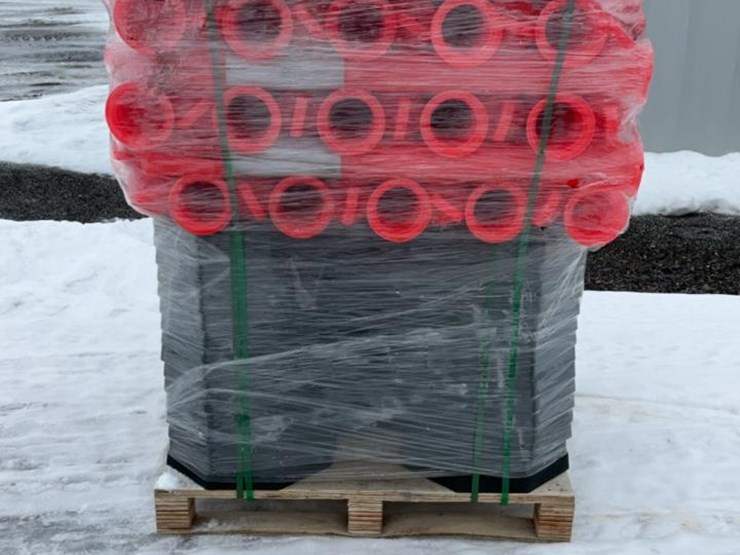 #986-•-unused-landhero-420*420*1100-mm-t-top-bollard-&-warning-burting*-image-2