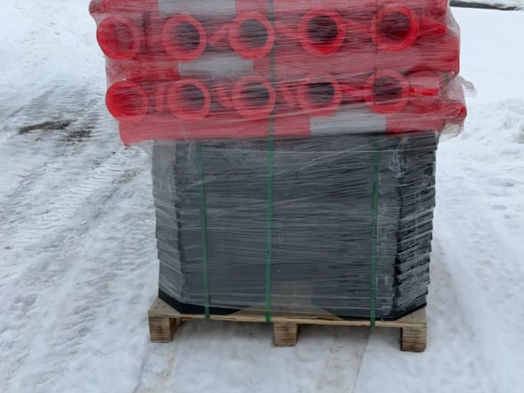 #986-•-unused-landhero-420*420*1100-mm-t-top-bollard-&-warning-burting*-image-4