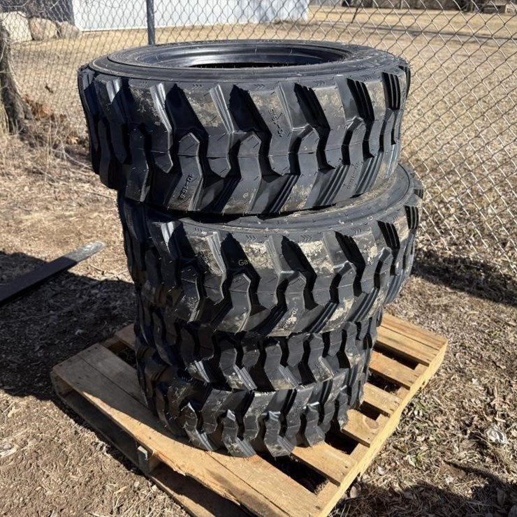 (4) New 10-16.5 Skidsteer Tires