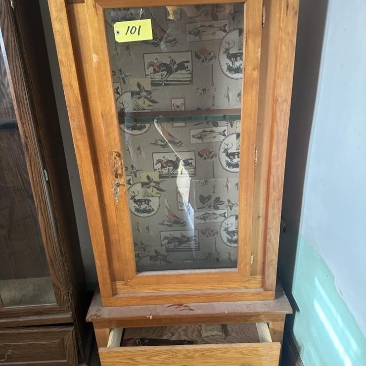 Wooden Gun Cabinet