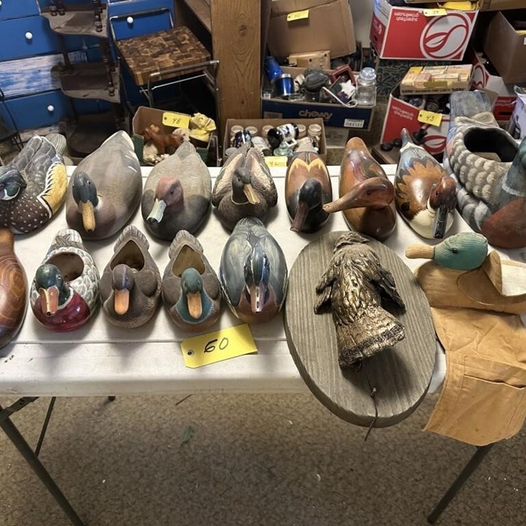 Vintage Wooden Ducks & Displays