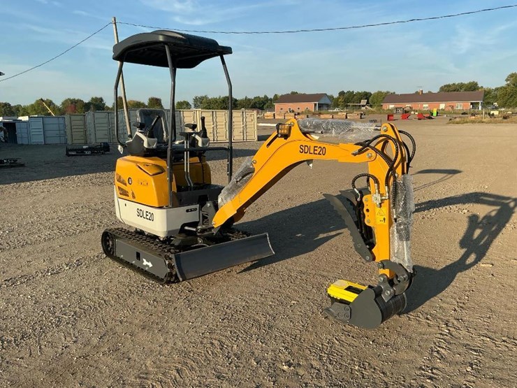 #1150-•-unused-sdle20-mini-excavator-image-1
