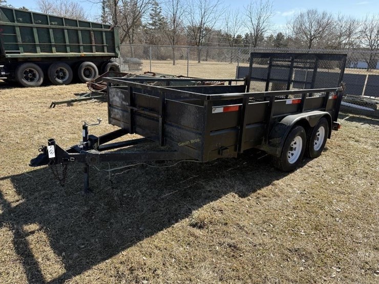 1999-big-tex-7'-x-12'-tandem-axle-utility-trailer-image-1