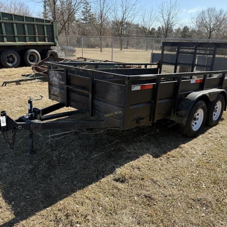 1999 Big Tex 7' x 12' Tandem Axle Utility Trailer