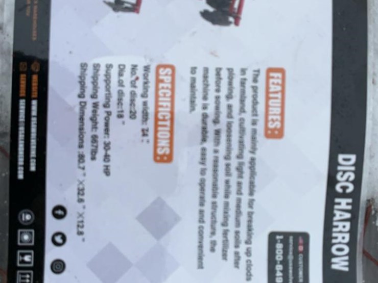 #966-•-unused-landhero-ldh-dh1900-disc-harrow*-image-1