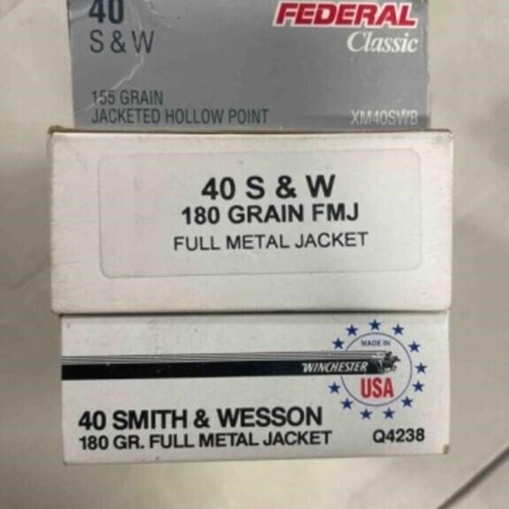 40 cal. Ammo