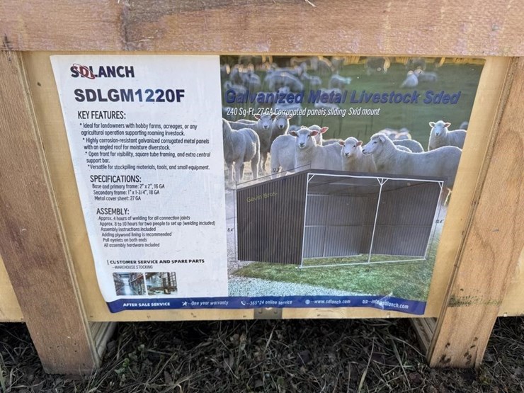 new-240sq-ft-galvanized-metal-livestock-shed-image-3