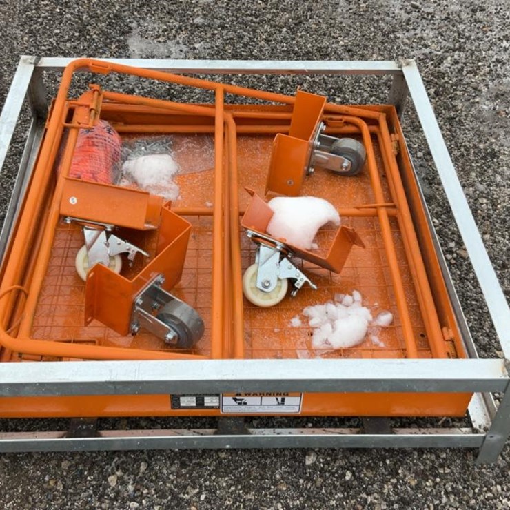 #959 • Unused WOLVERINE ZW-CCL-02 Short blocking plate forklift cage*