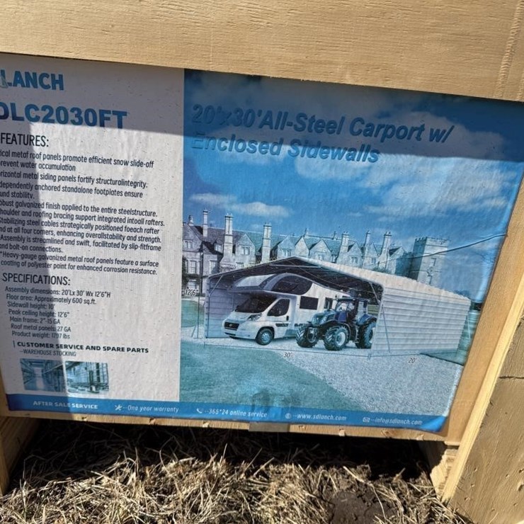 20' x 30' All Steel Carport