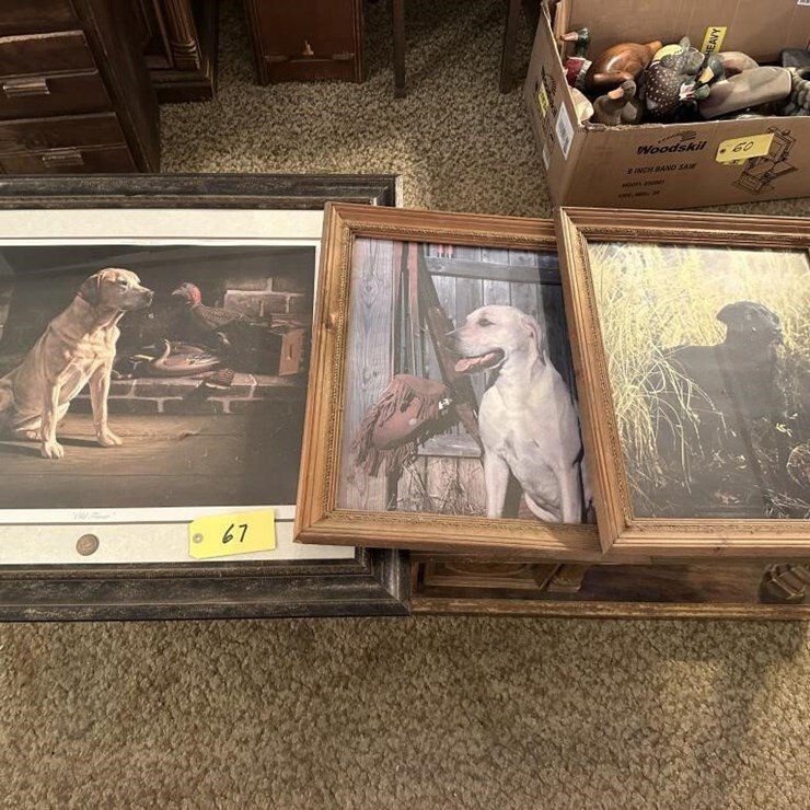 Hunting Dog Framed Portraits