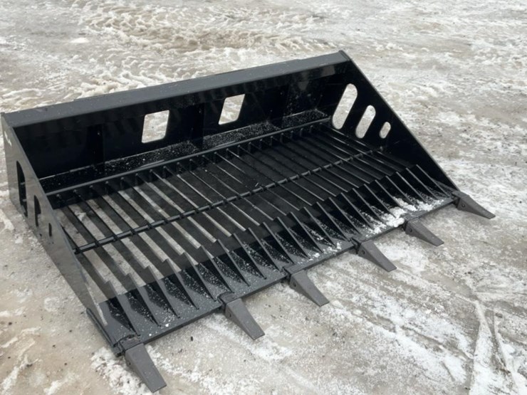 #973-•-unused-wolverine-rsb66-sliding-loader-rock-screening-shovel*-image-1