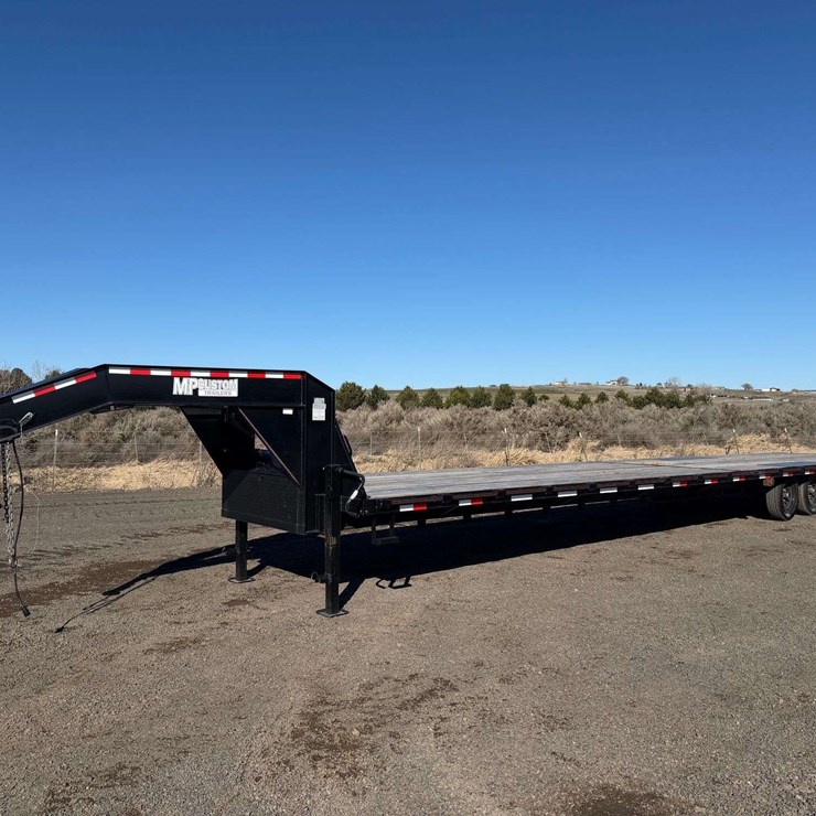2025 MP Custom Gooseneck Flatbed Trailer