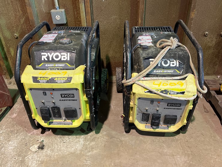#4009-•-2-ryobi-4000-watts-generators-image-1