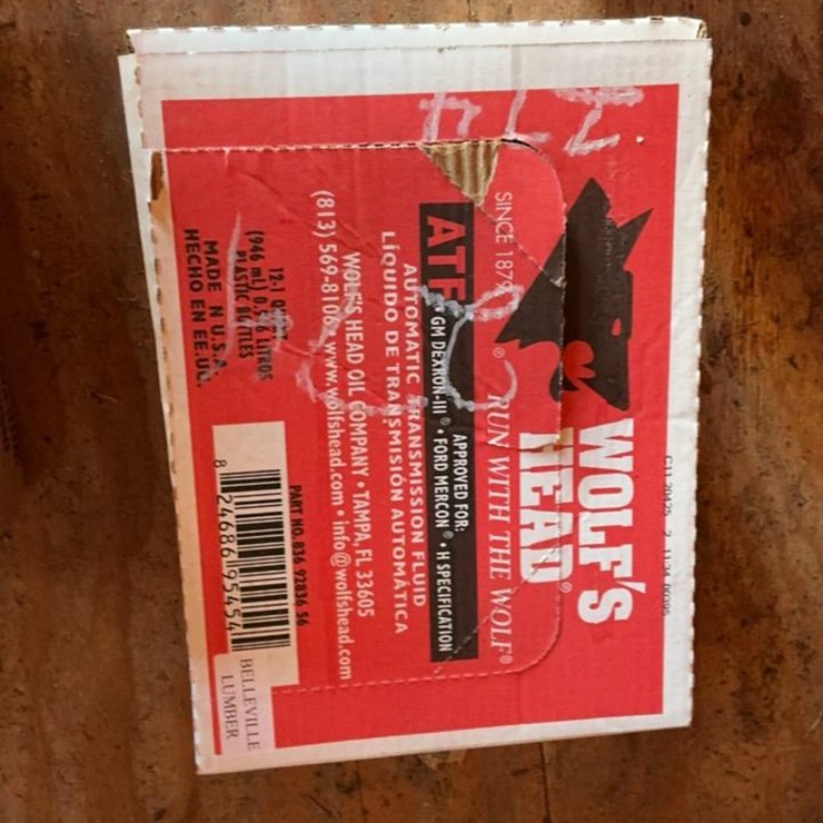 #274 • New Box of Wolfs Head Automatic Transmission Fluid