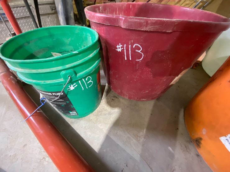 #113-•-tub-of-misc-tractor-parts-image-1