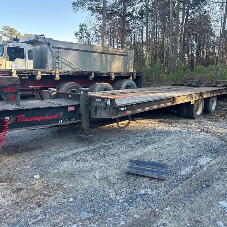 2016 RAMPANT PTD20 T/A EQUIPMENT TRAILER