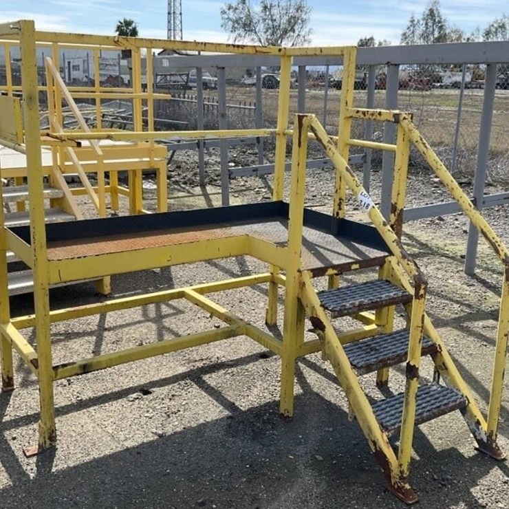 6'x4'x32" Steel Catwalk Platform