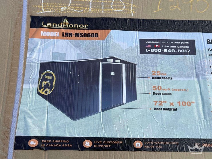 landhonor-lhr-ms0608-6ft-x-8ft-galvanized-apex-roof-metal-shed-image-2