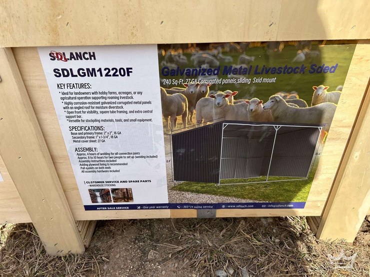 2026-sdlanch-sdlmg1220f-galvanized-metal-livestock-shed-image-1