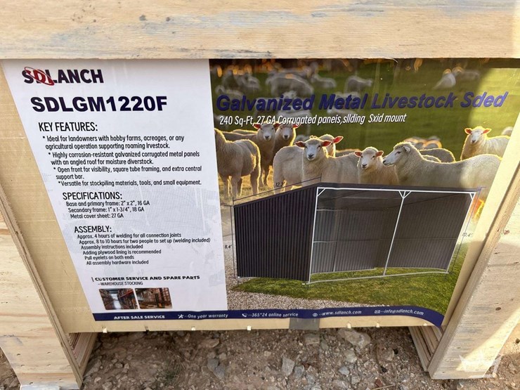 2026-sdlanch-sdlmg1220f-galvanized-metal-livestock-shed-image-2