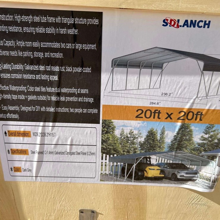 2026 SDLANCH SDLC2020 High-End Carport