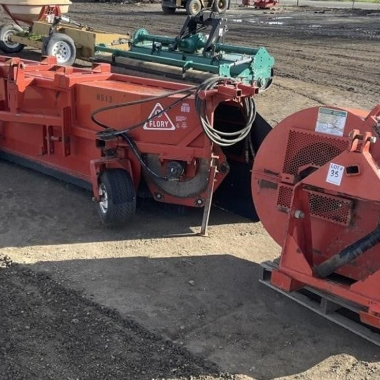 FLORY 9610 12' Sweeper Head & Blower Package