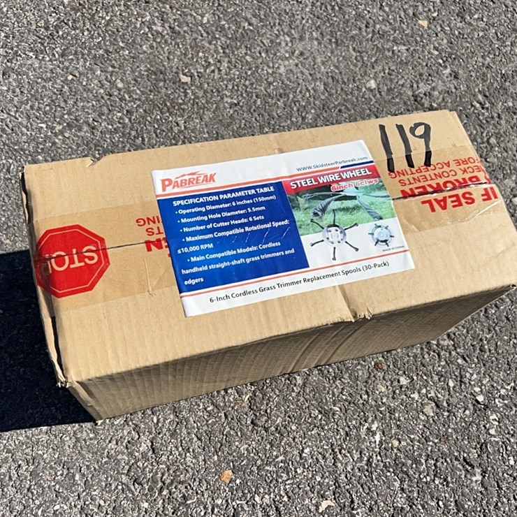 NEW 6PCS. STEEL WIRE GRASS TRIMMER HEAD NEW SUPPORT EQUIPMENT