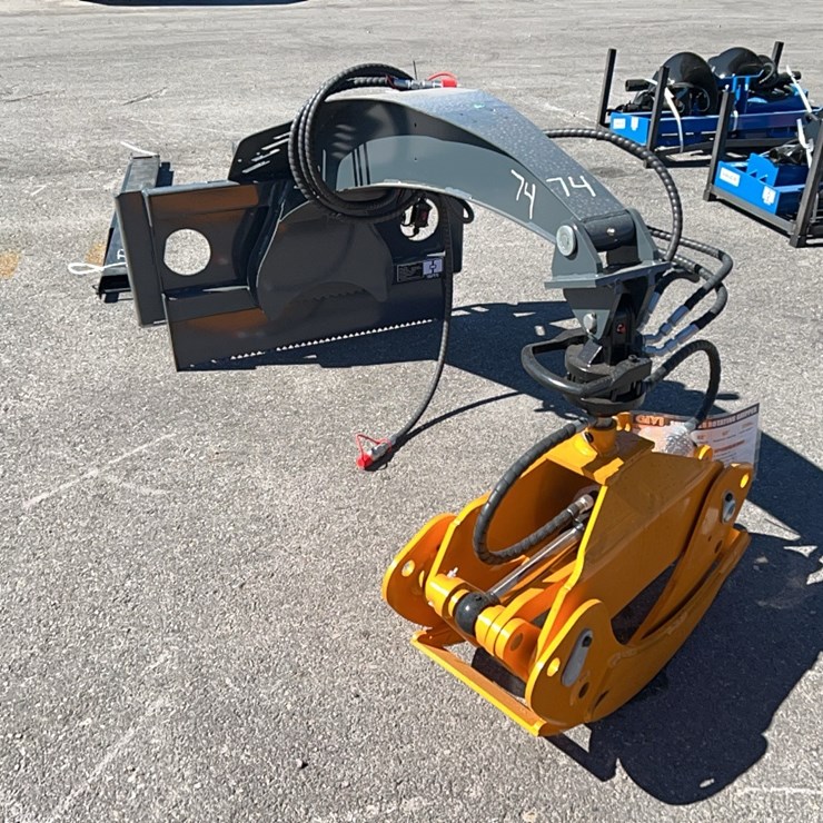NEW GIYI ROTATING GRAPPLE SKID STEER ATTACHMENT