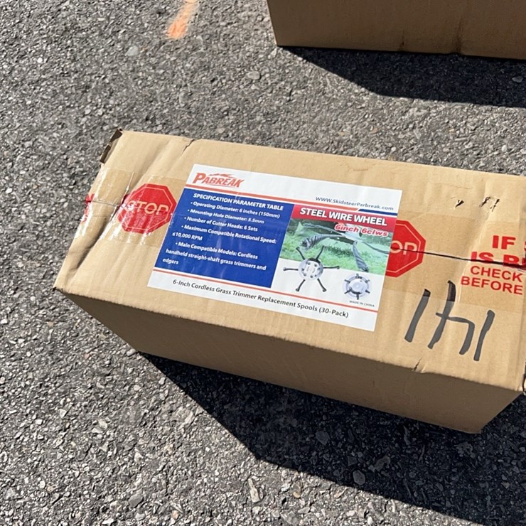 NEW 6PCS. STEEL WIRE GRASS TRIMMER HEAD NEW SUPPORT EQUIPMENT