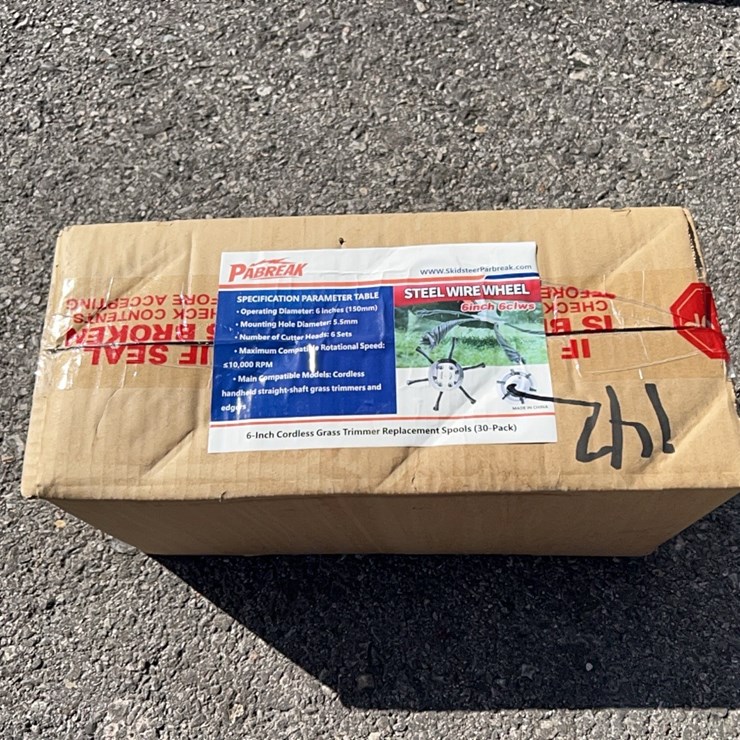 NEW 6PCS. STEEL WIRE GRASS TRIMMER HEAD NEW SUPPORT EQUIPMENT