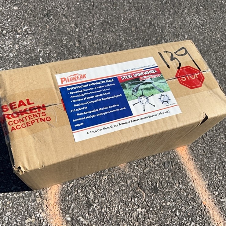 NEW 6PCS. STEEL WIRE GRASS TRIMMER HEAD NEW SUPPORT EQUIPMENT