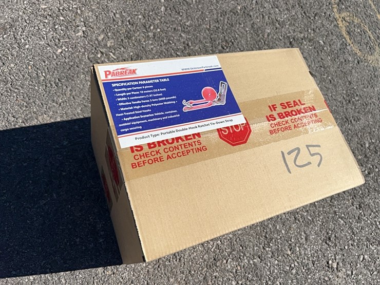 new-6pcs.-portable-double-hook-ratchet-tie-down-strap-new-support-equipment-image-1